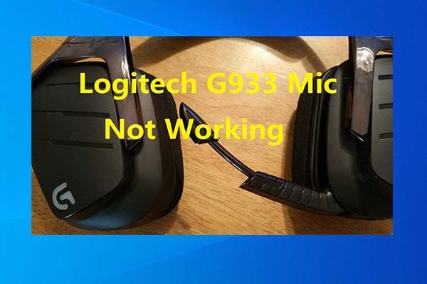 O microfone Logitech g933 não está funcionando