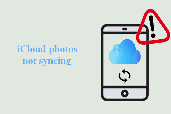 iCloud ఫోటోలు సమకాలీకరించడం లేదు