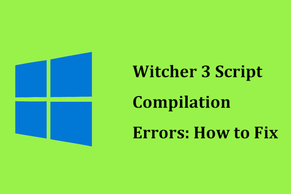 Erros de compilação de script Witcher 3