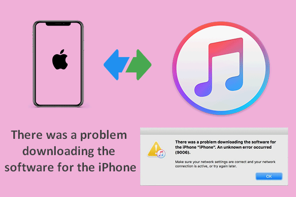 iTunes-Fehler Beim Herunterladen der Software-Miniaturansicht ist ein Problem aufgetreten