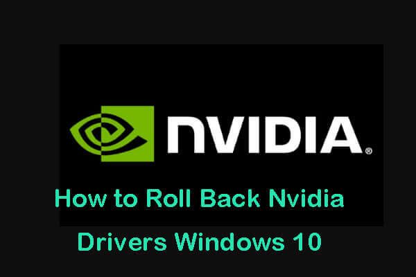 como reverter os drivers da Nvidia