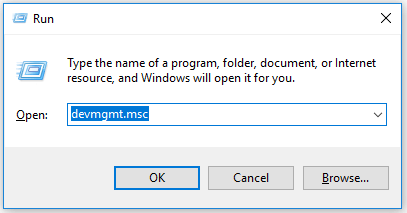 откройте диспетчер устройств Windows 10