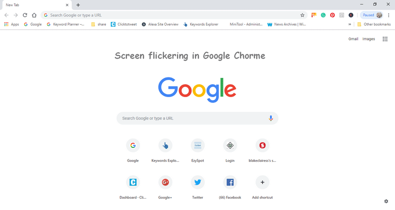 Мерцание экрана Chrome