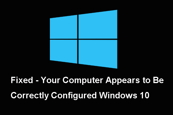 o seu computador parece estar configurado corretamente Windows 10