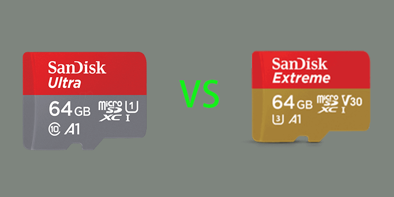 atšķirība starp SanDisk Ultra un Extreme