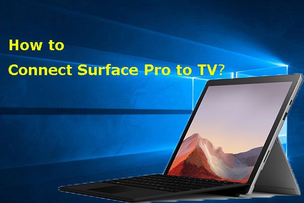 tilslut Surface Pro til tv
