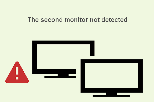 solucionar problemas do segundo monitor não detectado em miniatura