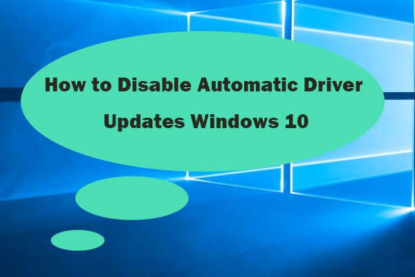 desabilitar atualizações automáticas de drivers no Windows 10