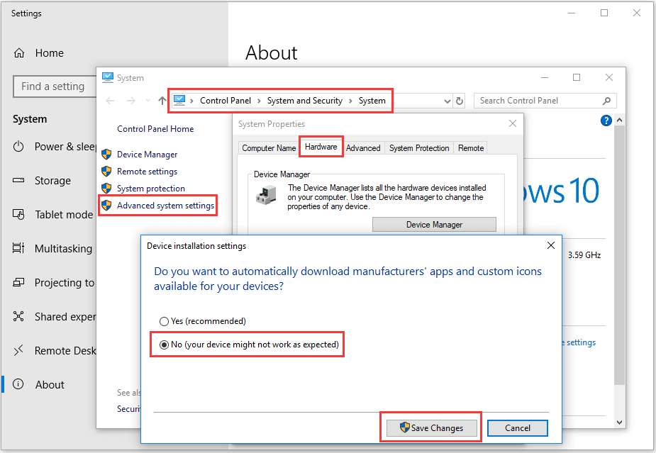 отключить автоматическое обновление драйверов Windows 10