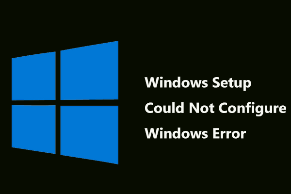 Программе установки Windows не удалось настроить Windows для работы на этом компьютере