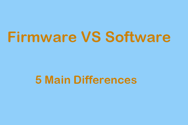 miniature du firmware vs logiciel