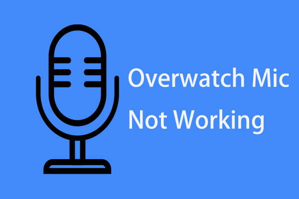 Overwatch microfone não funciona