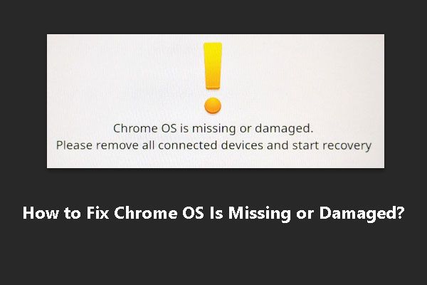O Chrome OS está ausente ou danificado