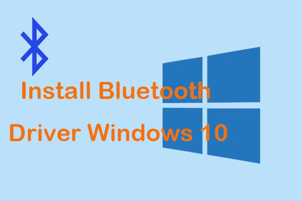 instalar driver Bluetooth para Windows 10