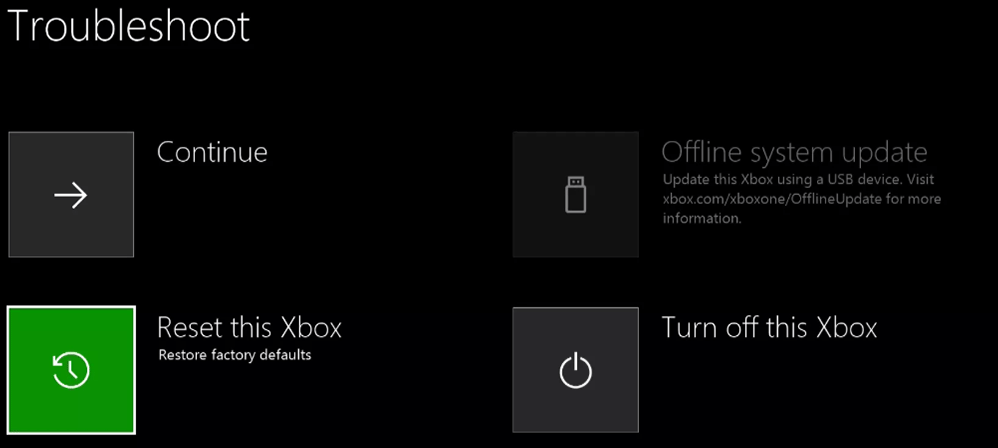 Устранение неполадок Xbox One