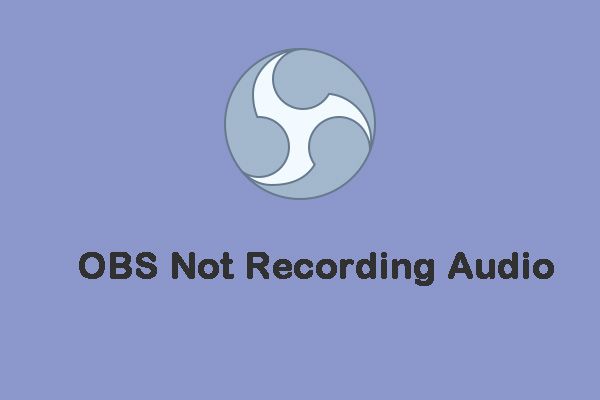 OBS não grava áudio