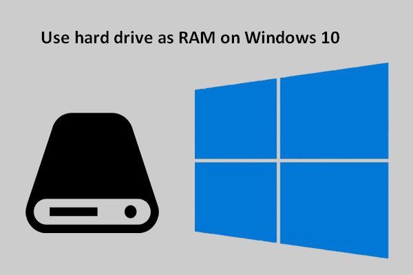 usar disco rígido como miniatura do windows 10 ram