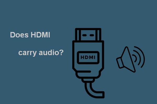 HDMI transporta áudio