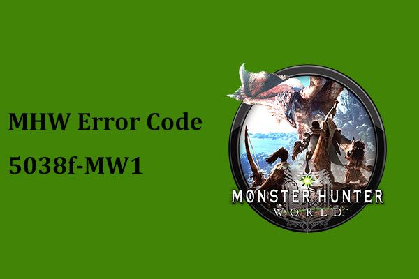 קוד שגיאה MHW 5038f-MW1