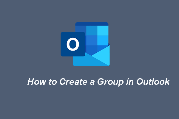 как создать группу в Outlook