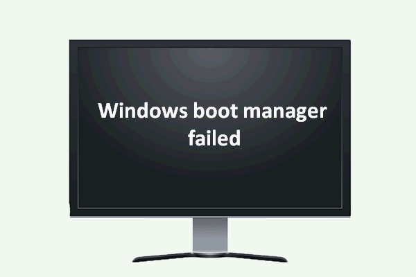 O gerenciador de inicialização do Windows falhou