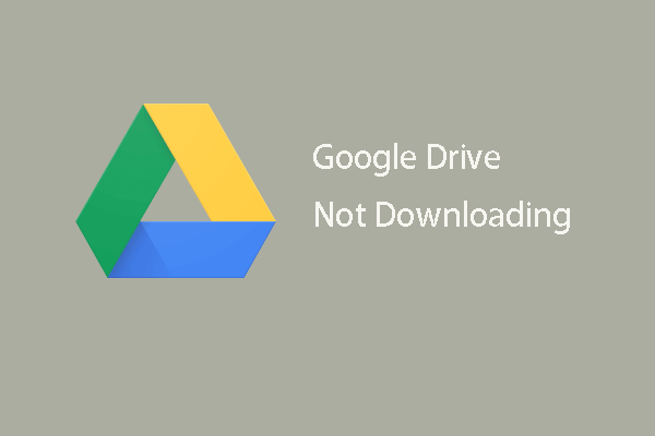 não consigo fazer download do Google Drive