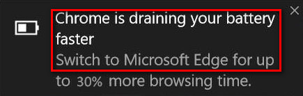 Microsoft Edge hat die beste Akkulaufzeit