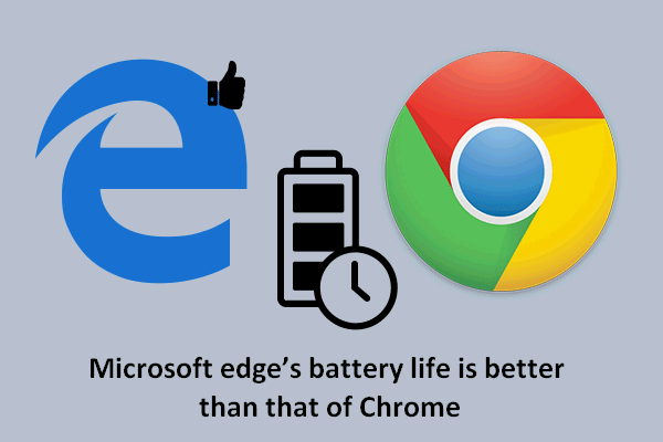 Vida útil da bateria do Microsoft edge