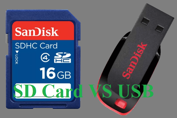 Cartão SD vs USB