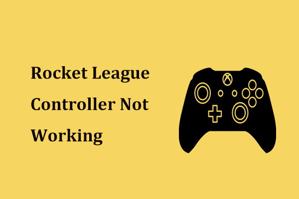O controlador da Rocket League não funciona