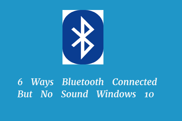 Bluetooth подключен, но нет звука