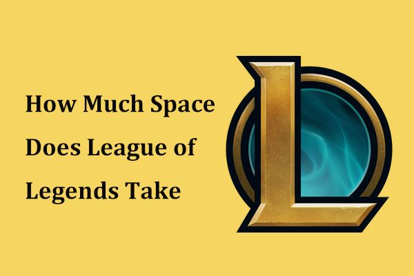 Wie viel Platz nimmt League of Legends ein?
