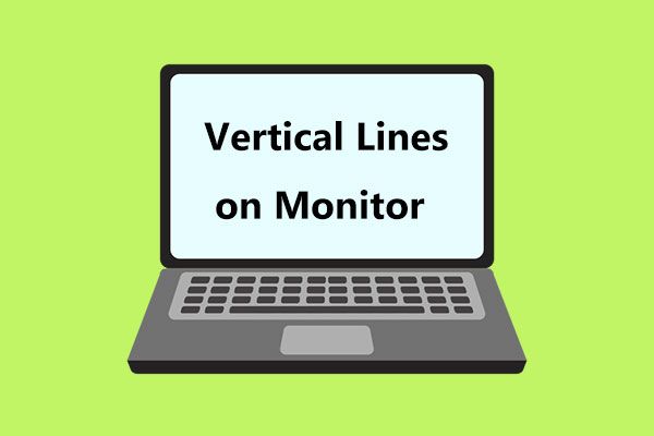 vertikale Linien auf dem Monitor