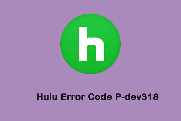 Código de erro Hulu p-dev318