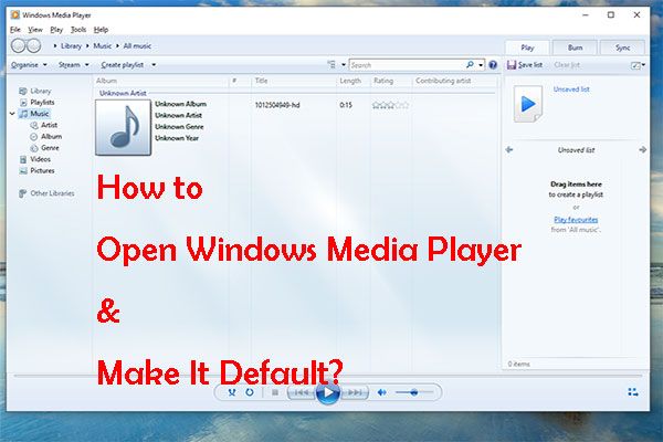 como abrir o Windows Media Player