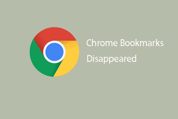 Os favoritos do Chrome desapareceram