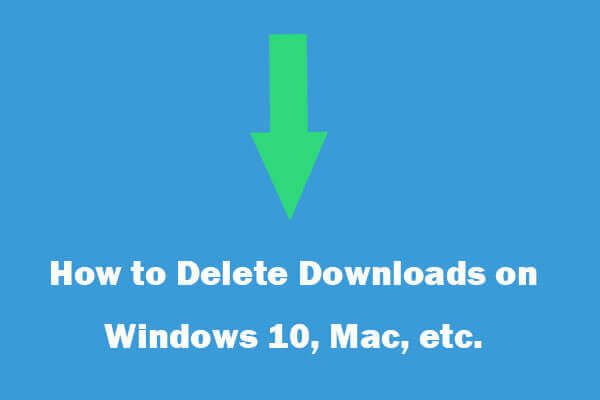 como deletar downloads