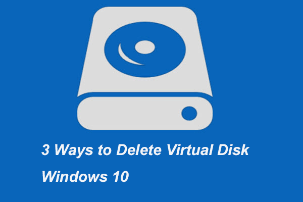 como deletar um drive virtual