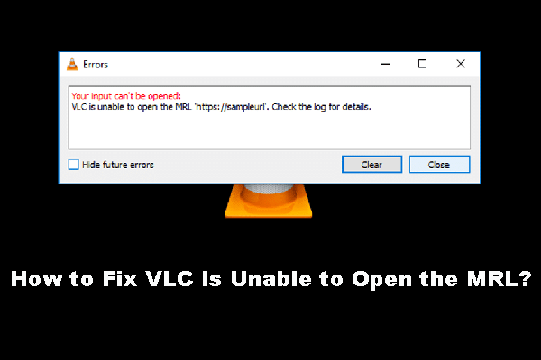 VLC не может открыть MRL
