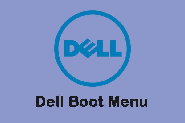 Menu de inicialização Dell