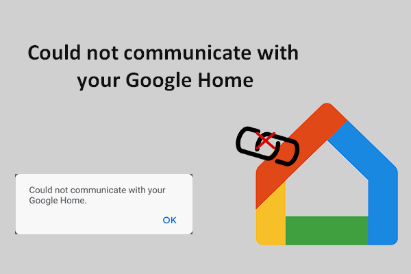 Не удалось связаться с вашим Google Home