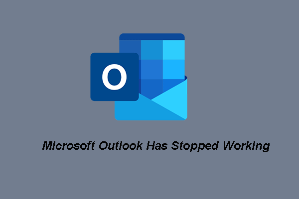 Microsoft Outlook перестал работать