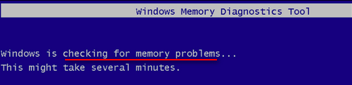 verificando problemas de memória