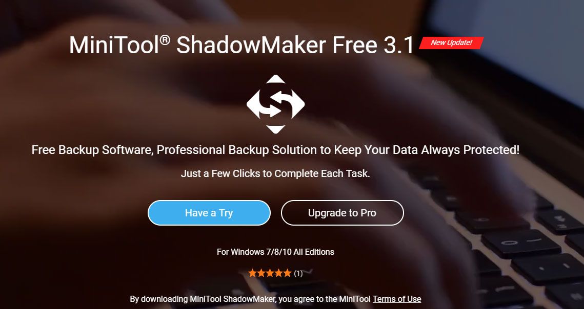 MiniTool ShadowMaker Бесплатно