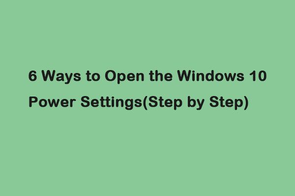 miniatura nastavení napájení systému Windows 10