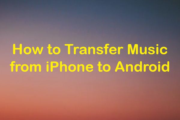 como transferir música do iPhone para o Android