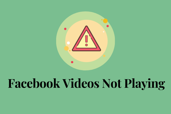 Видео в Facebook не воспроизводятся