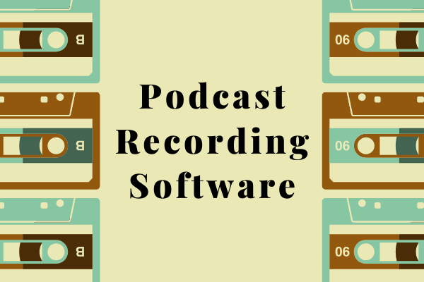miniatura de software de gravação de podcast