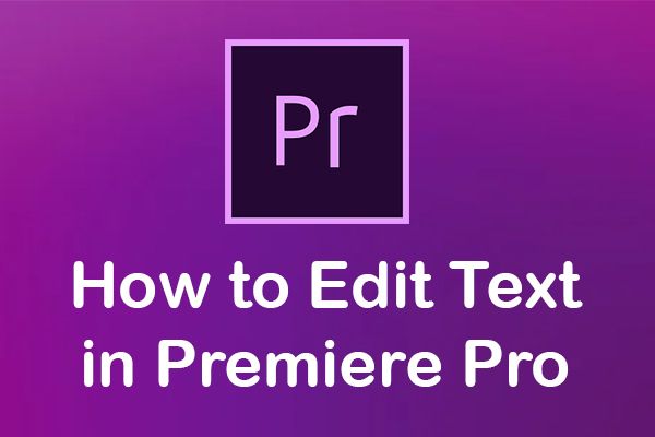 como editar texto no premiere pro