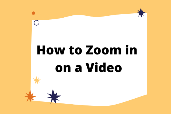 como aumentar o zoom em um vídeo